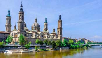 Vista panorámica de la ciudad de Zaragoza